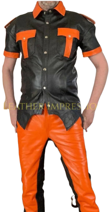 gay leather pants, gay leather shirts, Pants and Shirts
