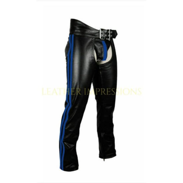 leather chaps, leather BDSM chaps, Leather Bondage chaps, Gay Leather chaps, Leather chaps mens