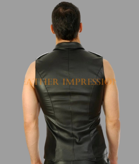 leather shirt, gay leather shirt, leather shirt bdsm, bondage leather shirt, leather gay shirt