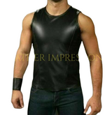 leather shirt, gay leather shirt, leather shirt  bdsm, bondage leather shirt, Gay Shirt