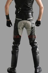 leather pants, leather BDSM Pants, Leather Bondage Pants, Gay Leather Pants, Leather pants mens, steampunk leather pants, leather steampunk pants