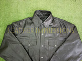 leather shirt, gay leather shirt, leather shirt  bdsm, bondage leather shirt