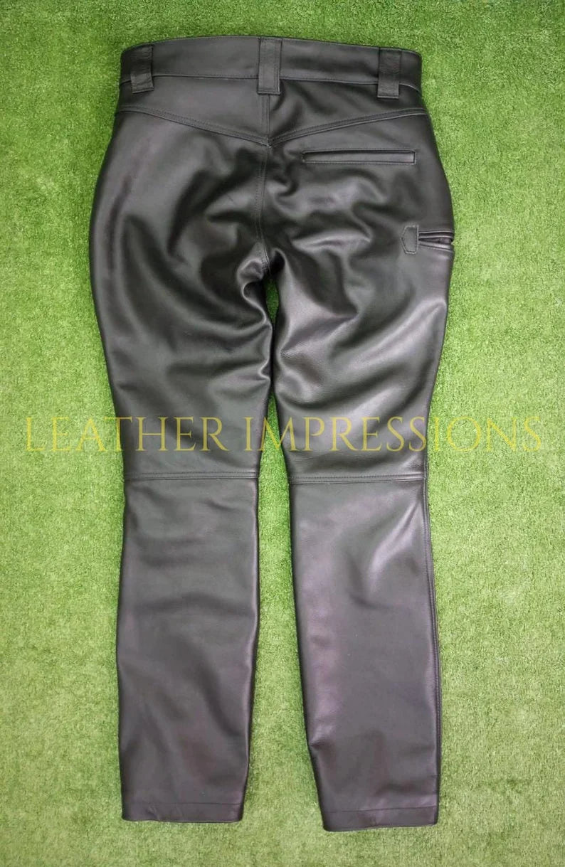 leather pants, leather BDSM Pants, Leather Bondage Pants, Gay Leather Pants, Leather pants mens