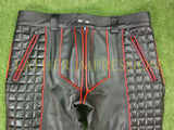 leather pants, leather BDSM pants, leather bondage pants, gay leather pants, leather pants mens