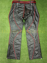 leather pants, leather BDSM Pants, Leather Bondage Pants, Gay Leather Pants, Leather pants mens