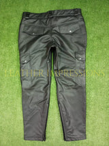 leather pants, leather BDSM Pants, Leather Bondage Pants, Gay Leather Pants, Leather pants mens, Leather Bluf Men's Trousers