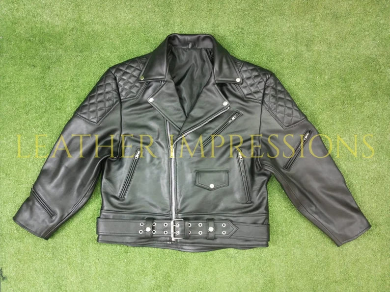 leather jacket, leather zipper jacket, genuine leather jacket, leather biker jacket, leather motorcycle jacket