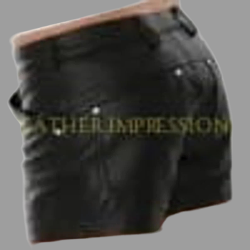 leather shorts, leather shorts bondage, leather shorts bdsm, leather gay shorts, gay leather shorts, leather BDSM shorts