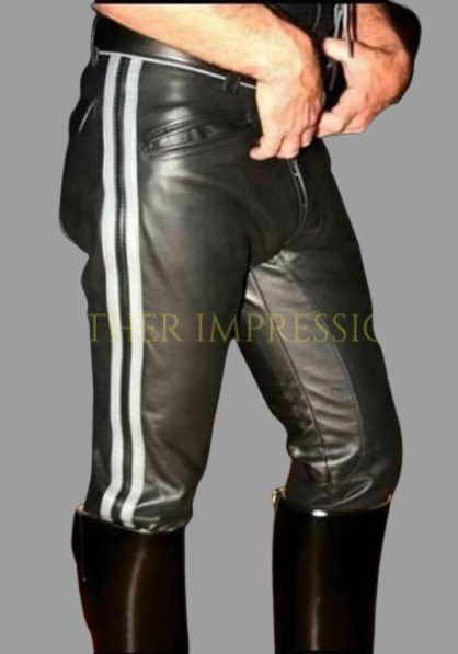 leather pant, leather BDSM Pants, Leather Bondage Pants, Gay Leather Pants, Leather pants mens