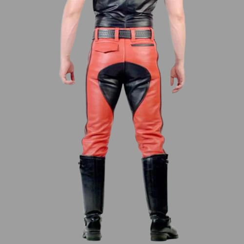 leather pants, leather BDSM Pants, Leather Bondage Pants, Gay Leather Pants, Leather pants mens