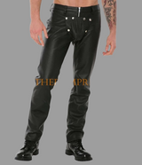 leather pants, leather BDSM Pants, Leather Bondage Pants, Gay Leather Pants, Leather pants mens