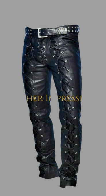 leather pants, leather BDSM Pants, Leather Bondage Pants, Gay Leather Pants, Leather pants mens