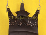 quilted leather swing, leather sex swing, leather sling