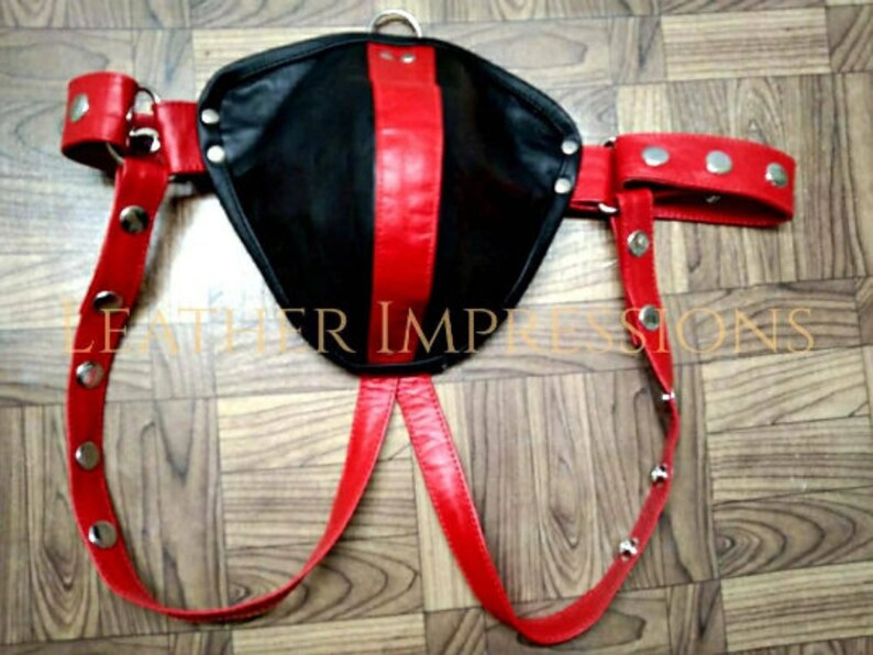 leather jockstrap, leather thong, leather underwear, BDSM Jockstrap, leather bondage jockstrap